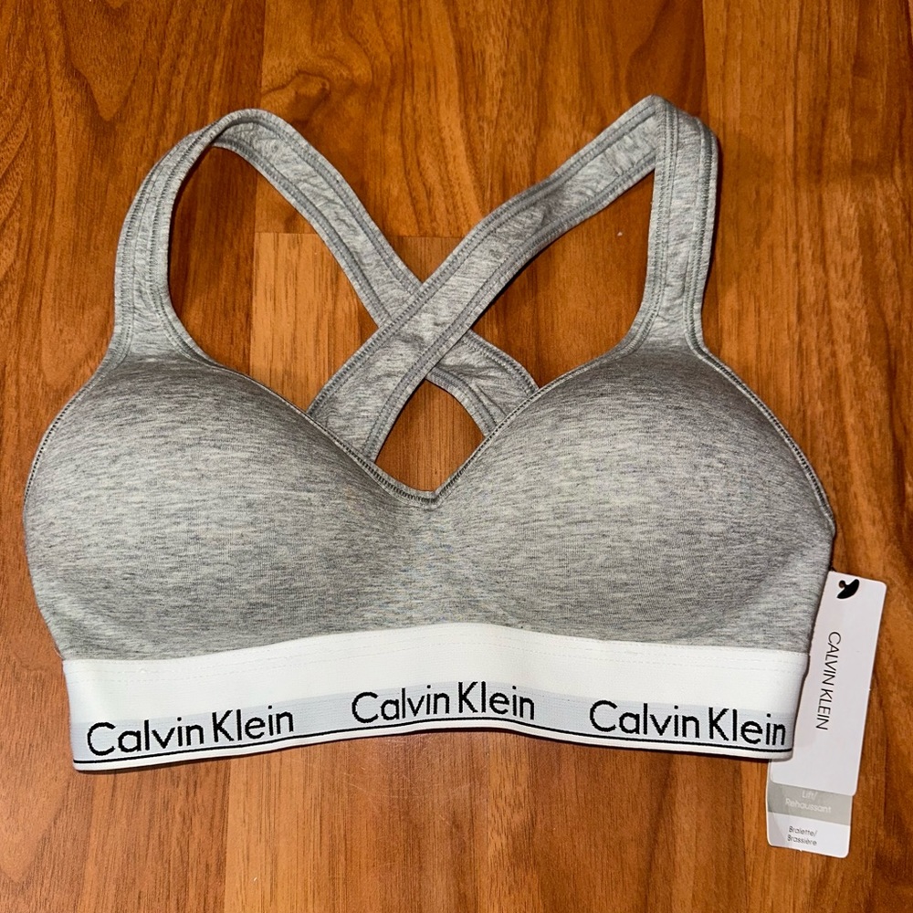 Calvin Klein gray bralette